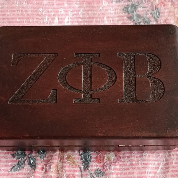 Zeta Phi Beta wood 3 in 1 handbag 1 Day Sale - Picture 4 of 5
